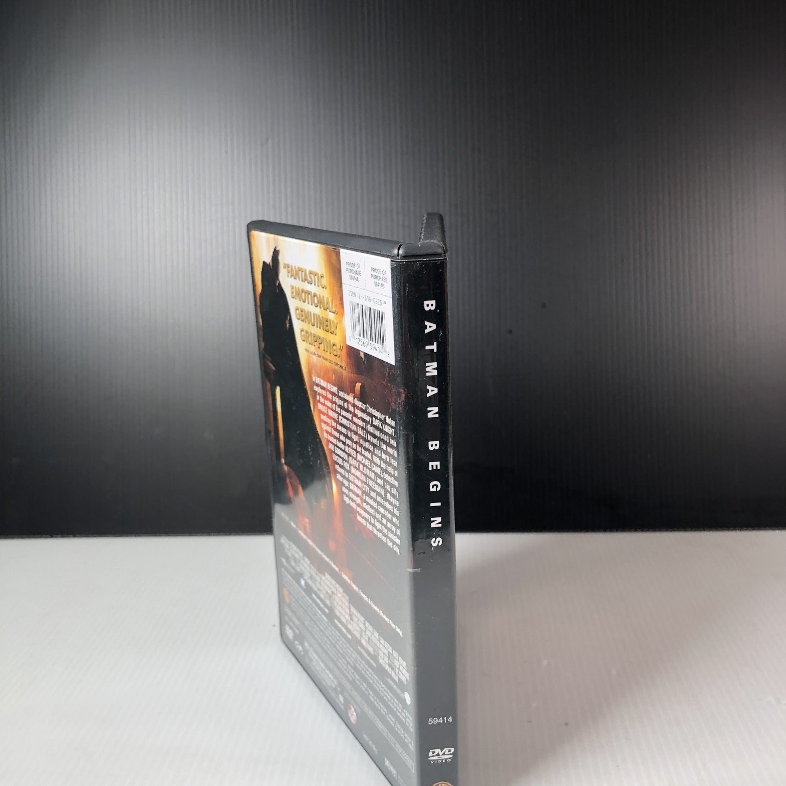 Batman Begins DVD 2005 Full-Screen Edition Christian Bale Nolan