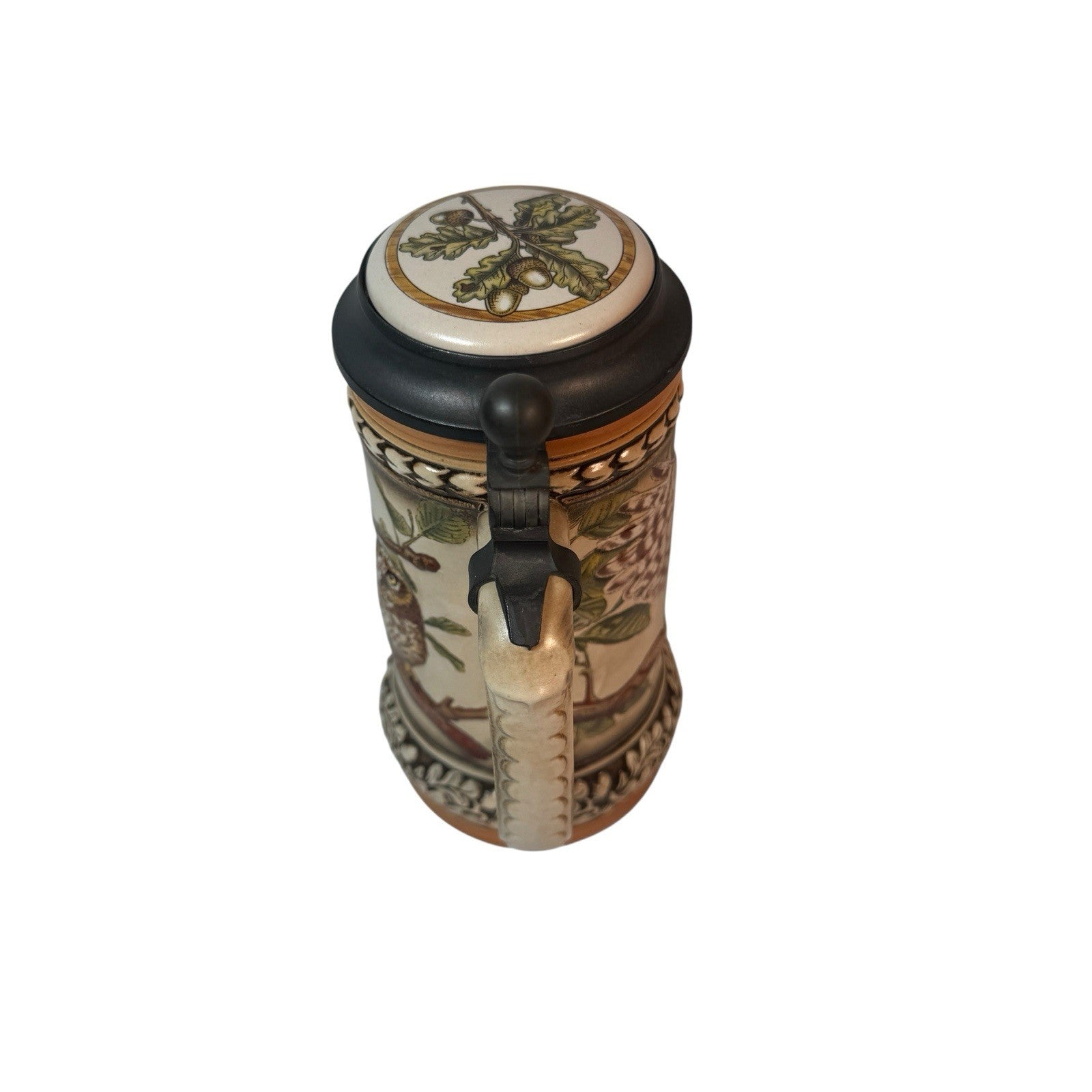 Gerz West Germany Beer Stein With Owls 94% Zinn