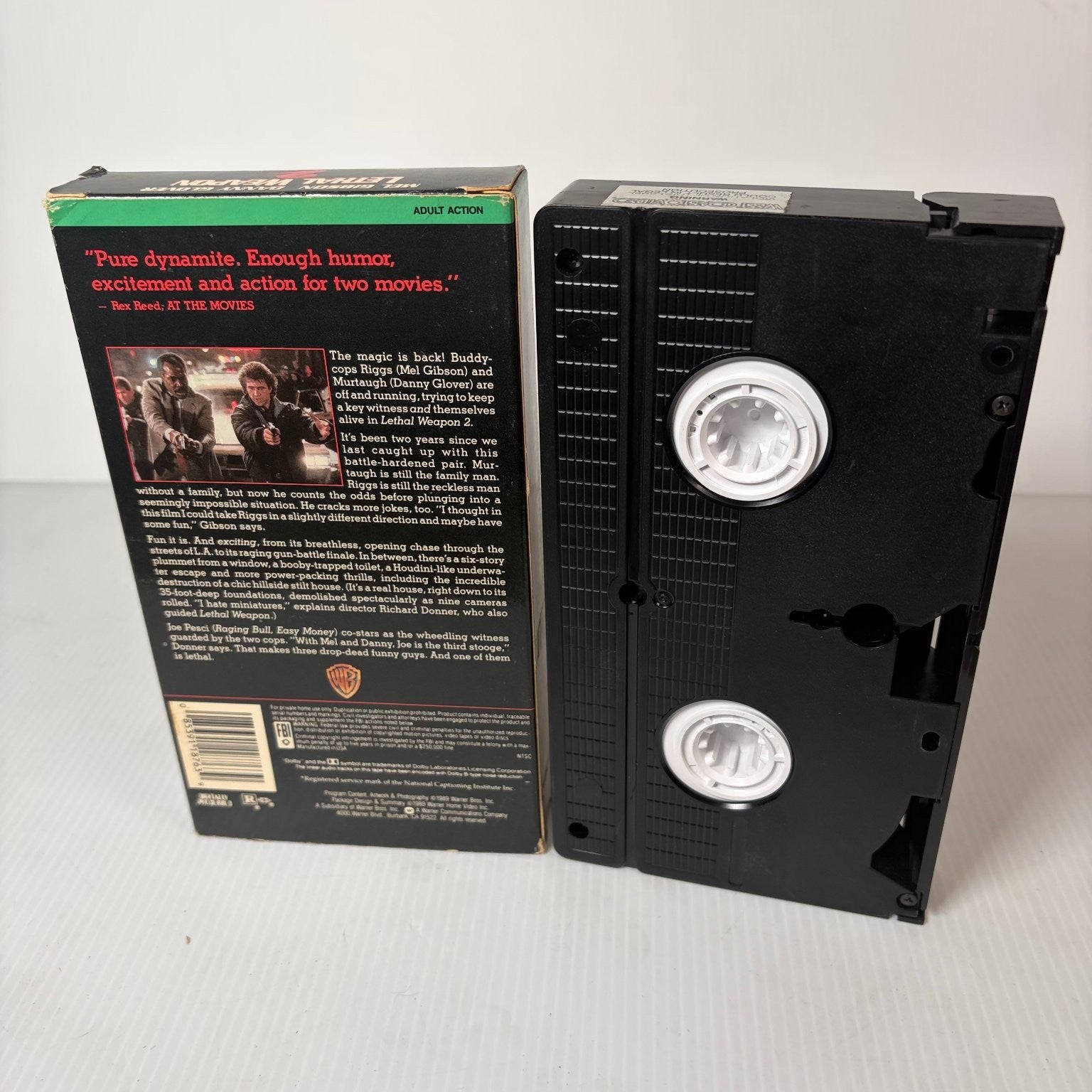 Lethal Weapon 2 VHS 1989 Action Comedy Thriller Warner Home Video