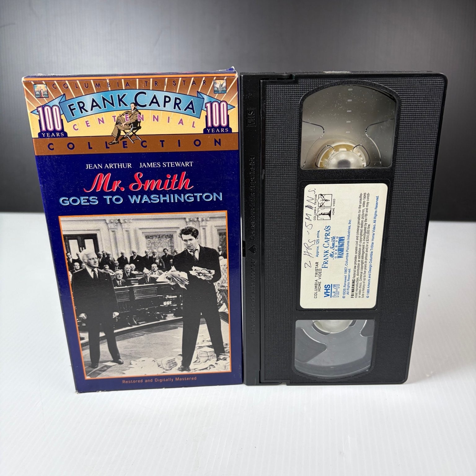Mr. Smith Goes to Washington VHS 1939 Drama Frank Capra Collection Columbia