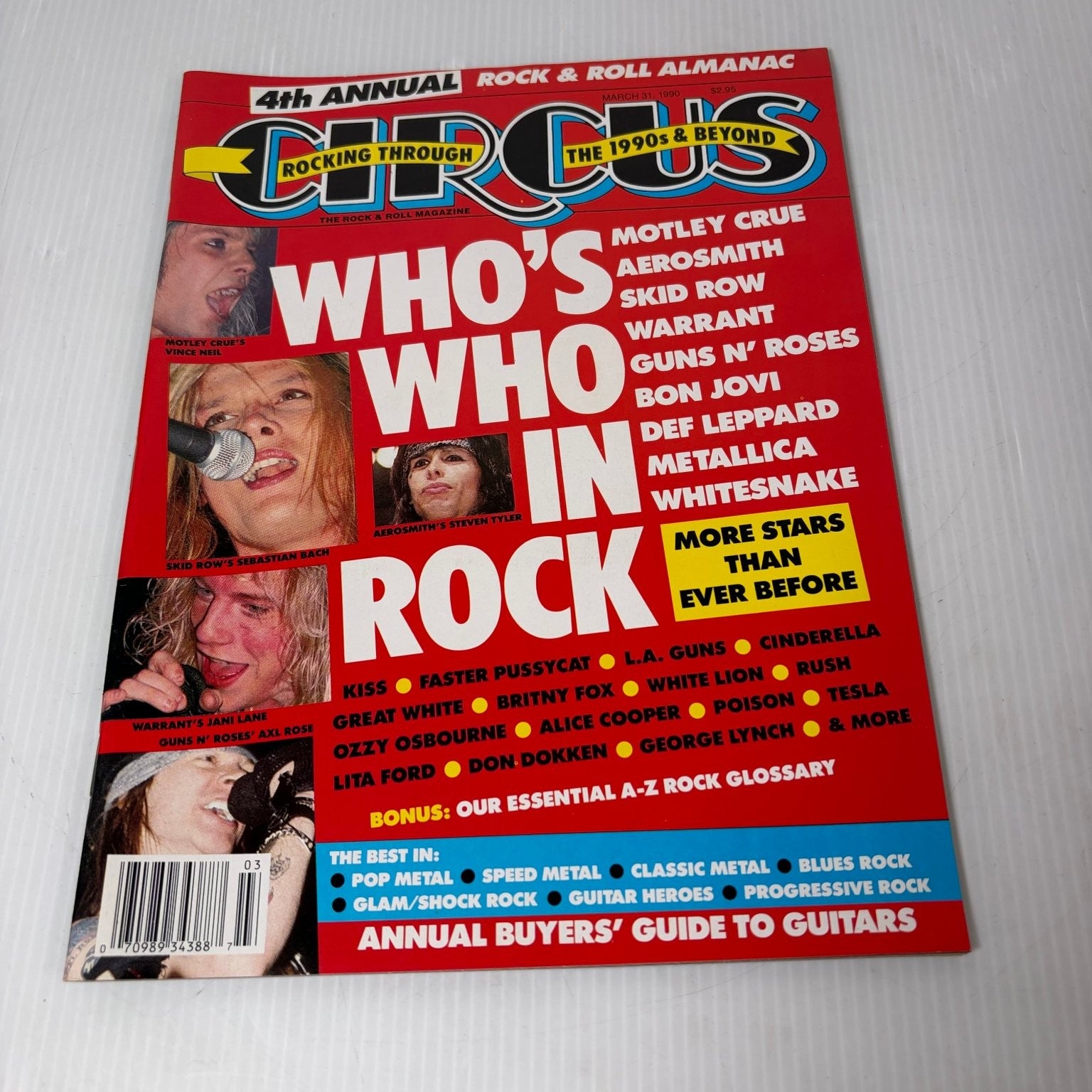Circus Magazine 4th Annual Rock & Roll Almanac Who's Who 1990s Music