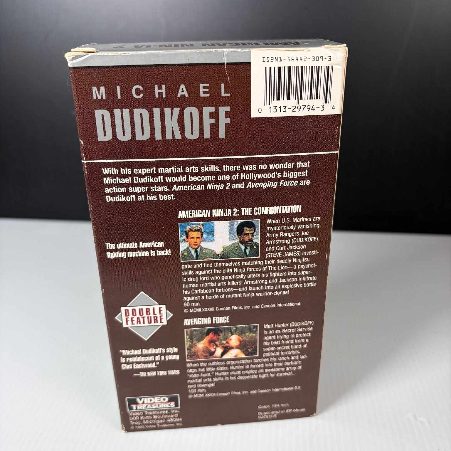 American Ninja 2 & Avenging Force VHS 1995 Action Double Feature Videos