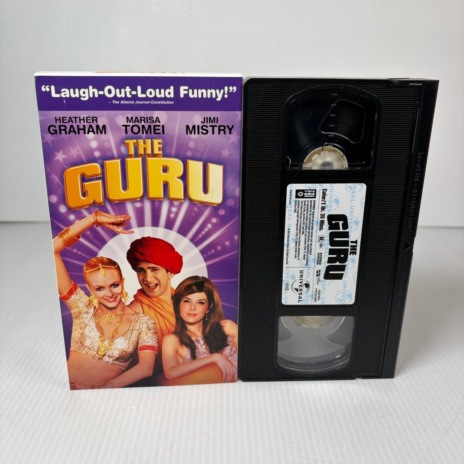 The Guru VHS 2002 Comedy Heather Graham Marisa Tomei Universal