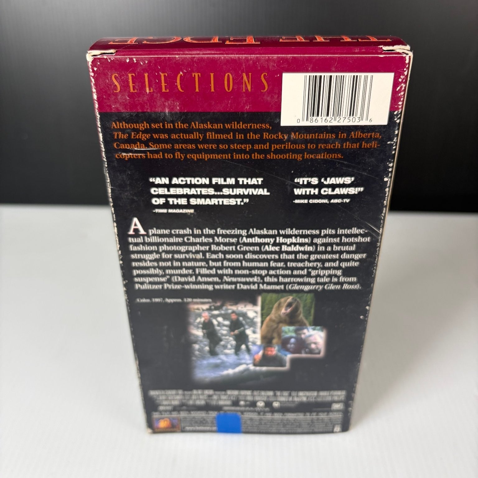 The Edge VHS 1997 Survival Thriller Original Release 20th Century Fox