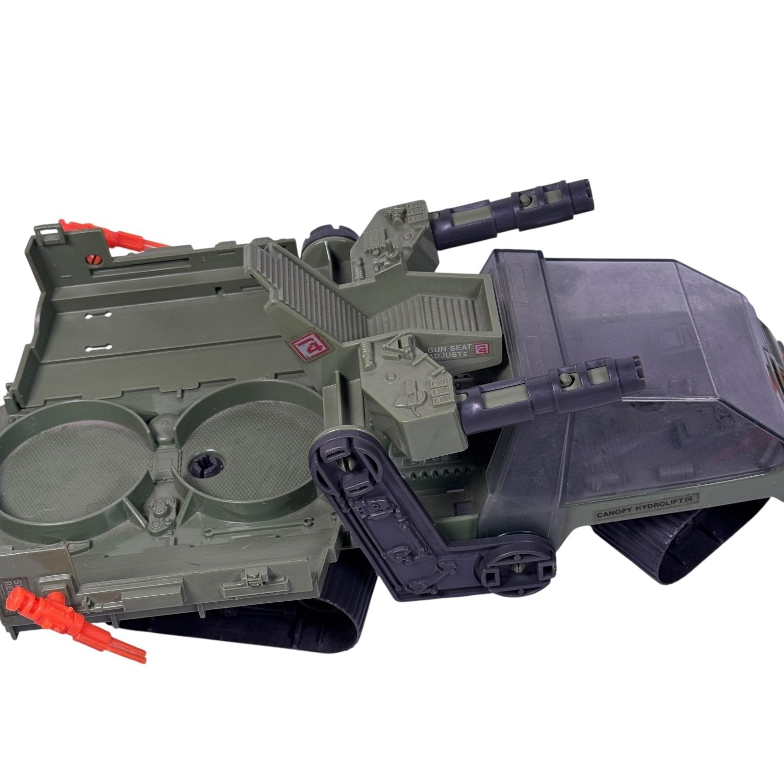 Vintage Hasbro G.I. Joe HAVOC Vehicle w/ Hovercraft 1986 Toy Incomplete