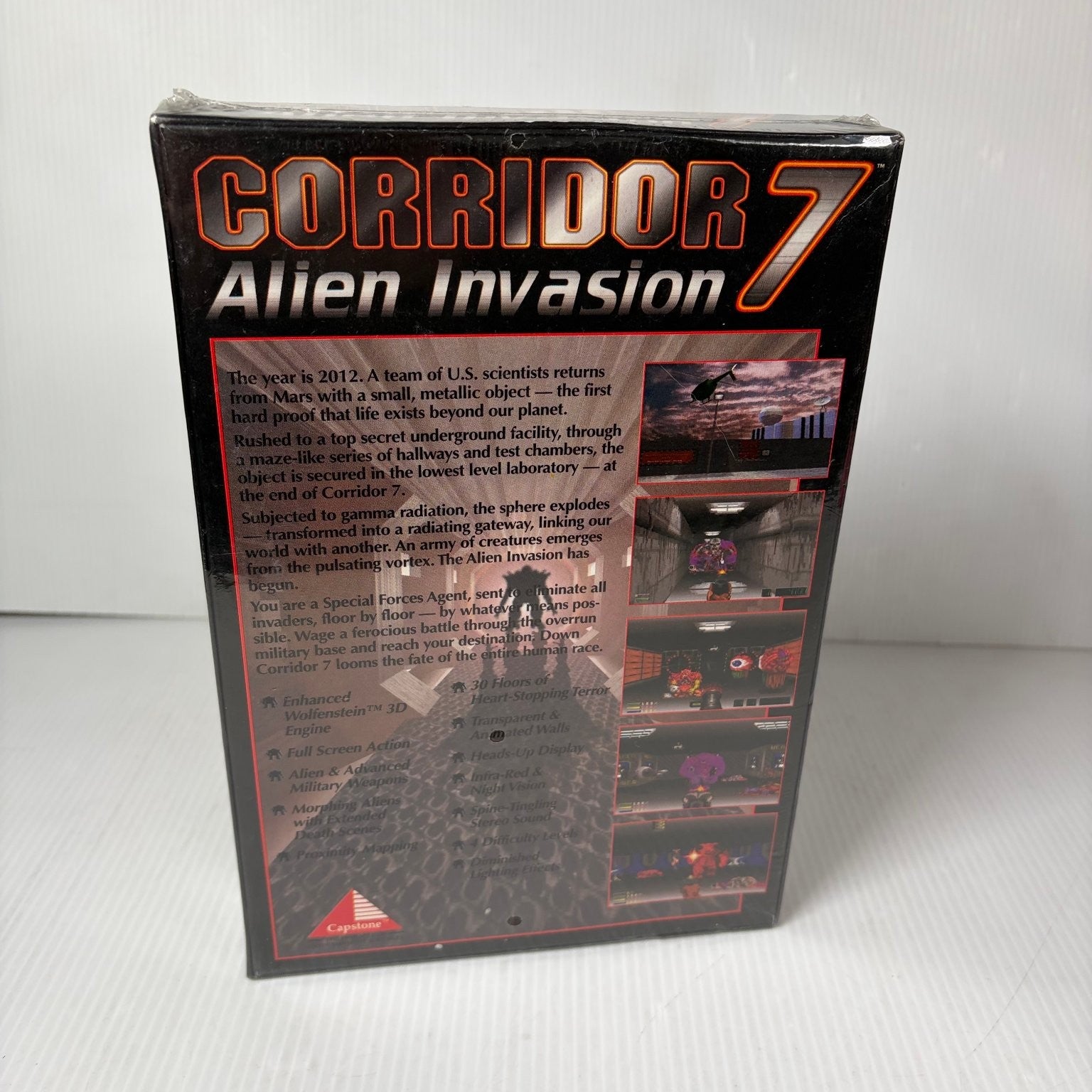 Corridor 7 Alien Invasion IBM PC Video Game FPS Sealed