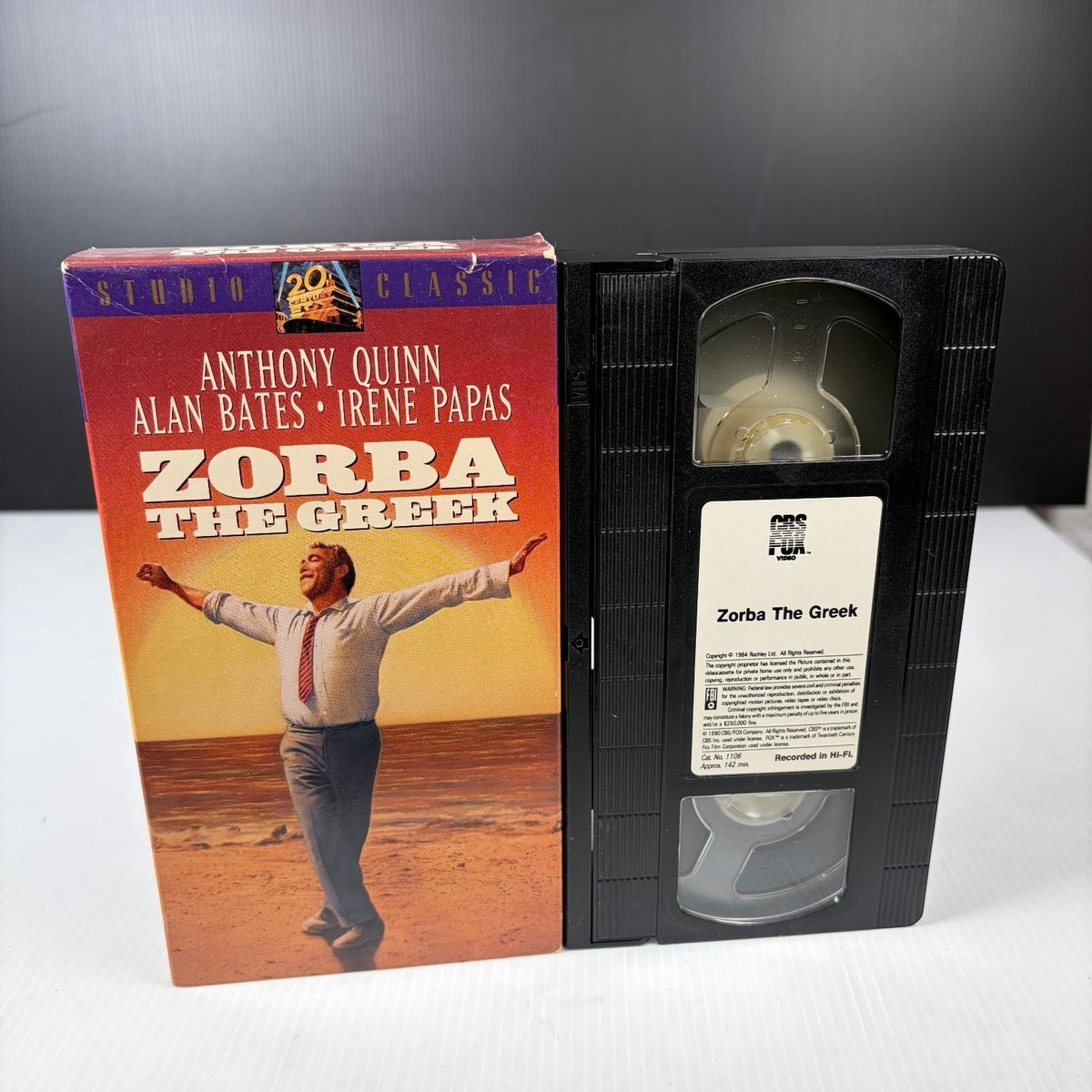 Zorba The Greek VHS 1964 Drama Original Release 20th Century Fox
