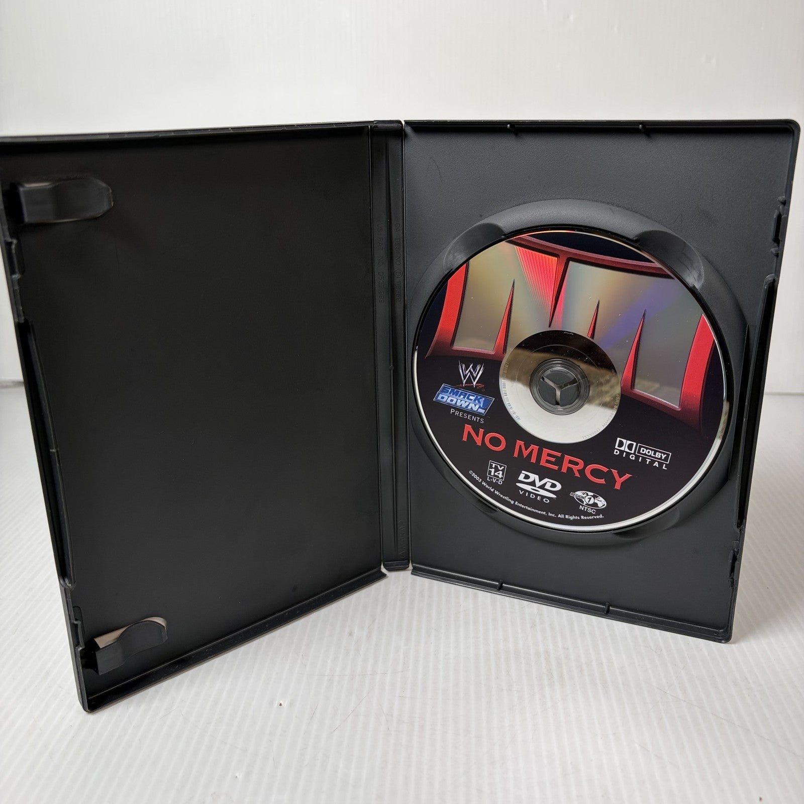 WWE SmackDown Presents No Mercy 2003 DVD Brock Lesnar Undertaker John Cena Angle