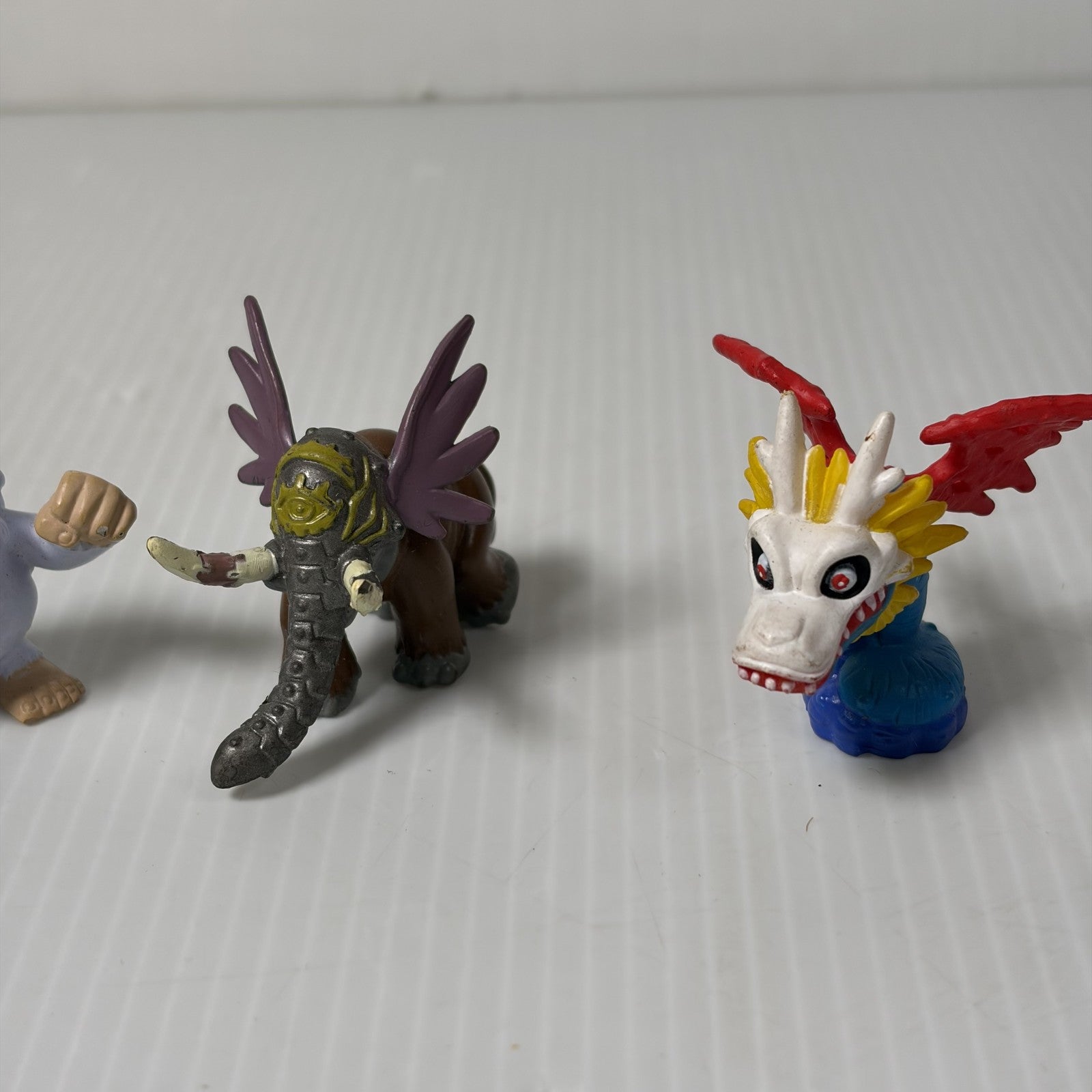 Vintage Bandai Digimon Action Figures Lot of 4 Mini Monster Creatures 1998