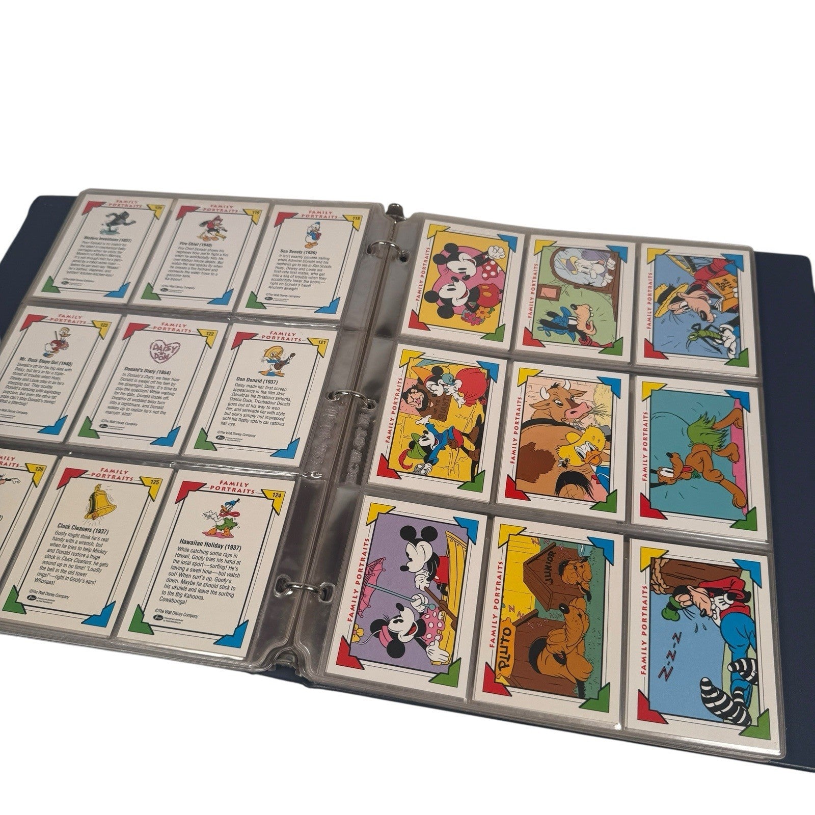 Vintage Impel Disney Collector’s Card Set Nearly Complete In Binder 201 Cards