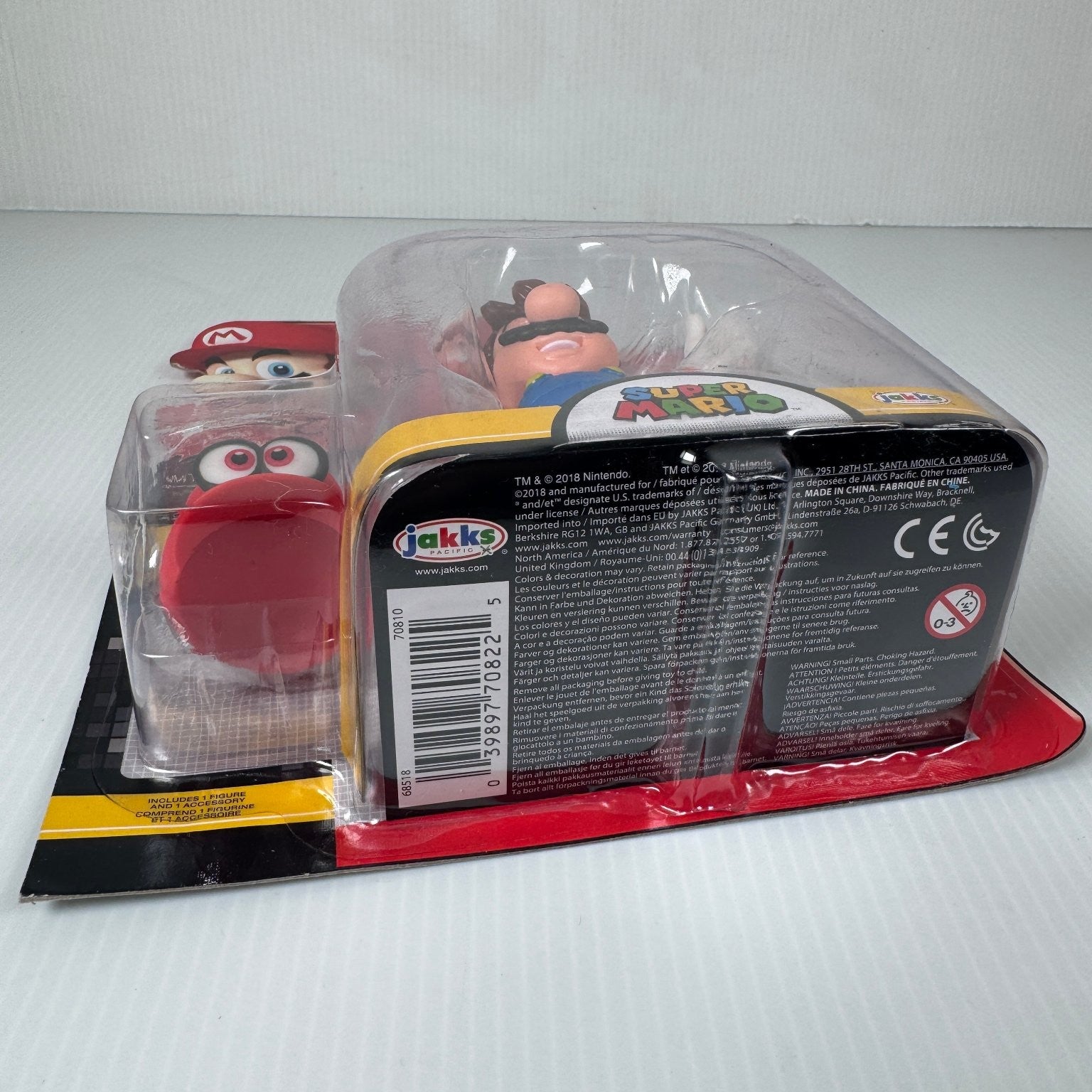 Mario Super Mario Odyssey 4" Figure with Cappy Accessory Jakks Pacific