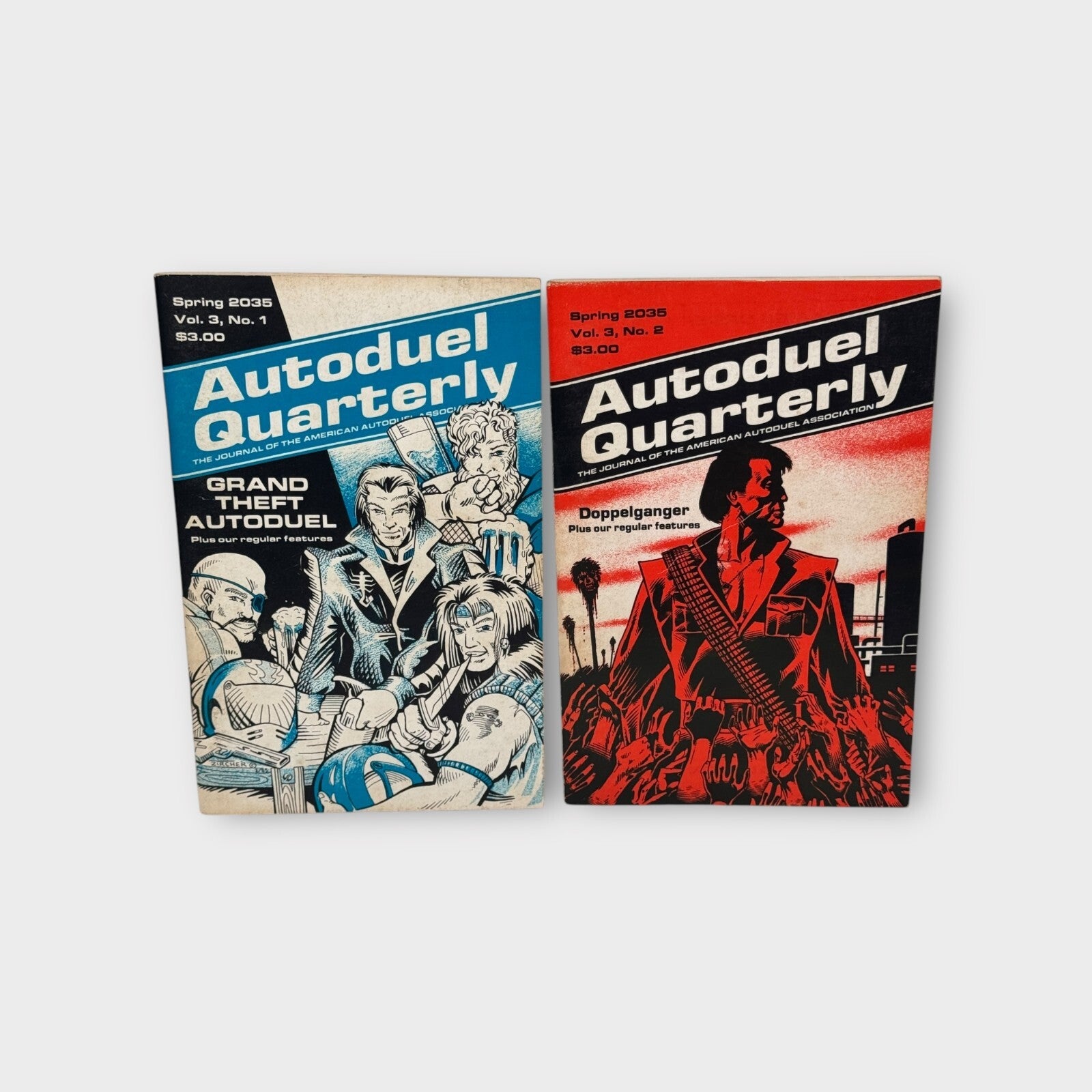 Autoduel Quarterly Volume 3 Full Set 2035 #1-4 1985 Car Wars Sourcebooks
