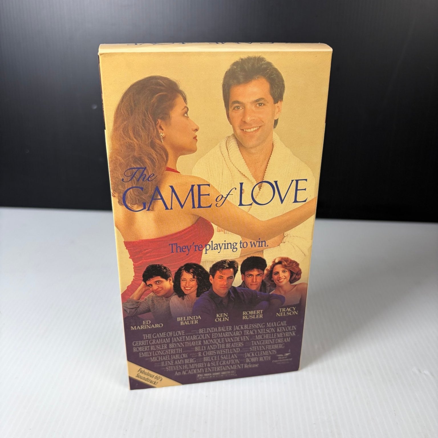 The Game of Love VHS 1990 Romance Drama Original Release Academy Ent