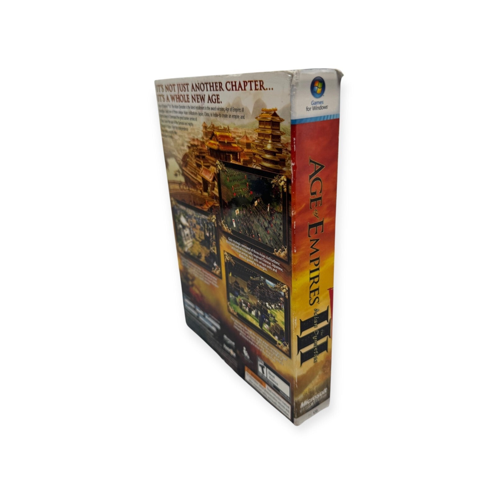Age of Empires III: The Asian Dynasties (PC, 2007) Complete w/ product key