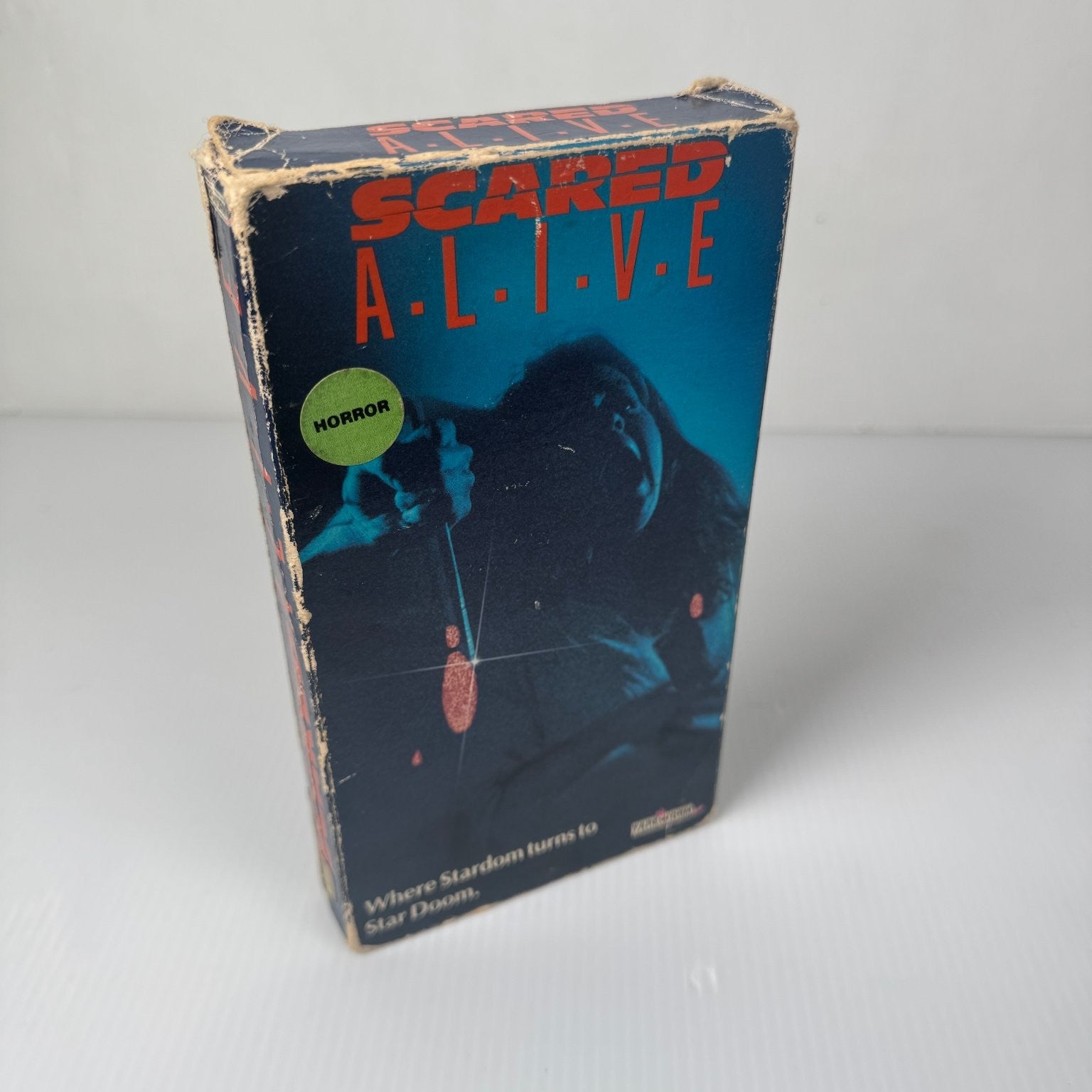 Scared Alive VHS 1981 Horror Original Release Tapeworm Distribution