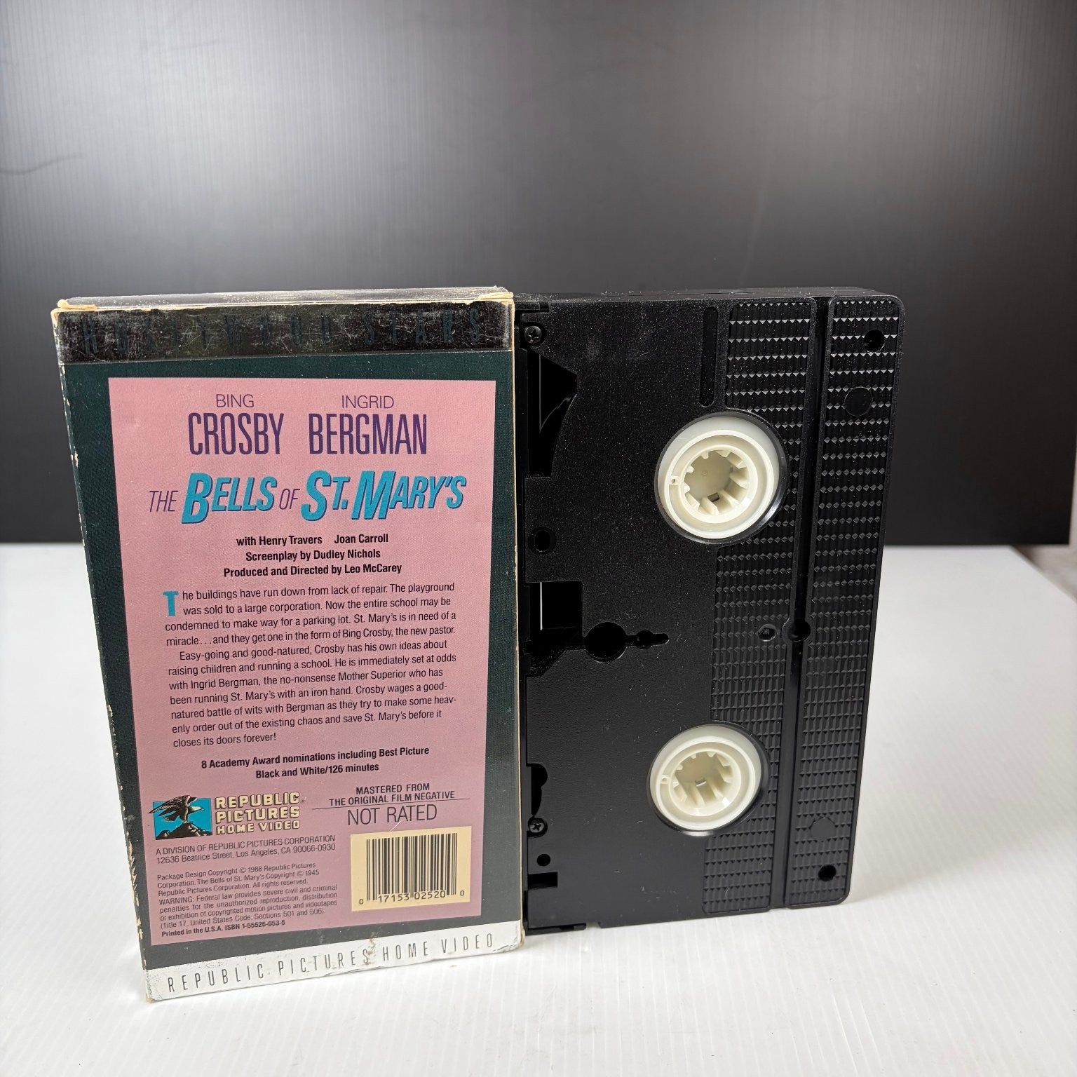 The Bells of St. Mary's VHS 1945 Drama Original Release Republic Pictures