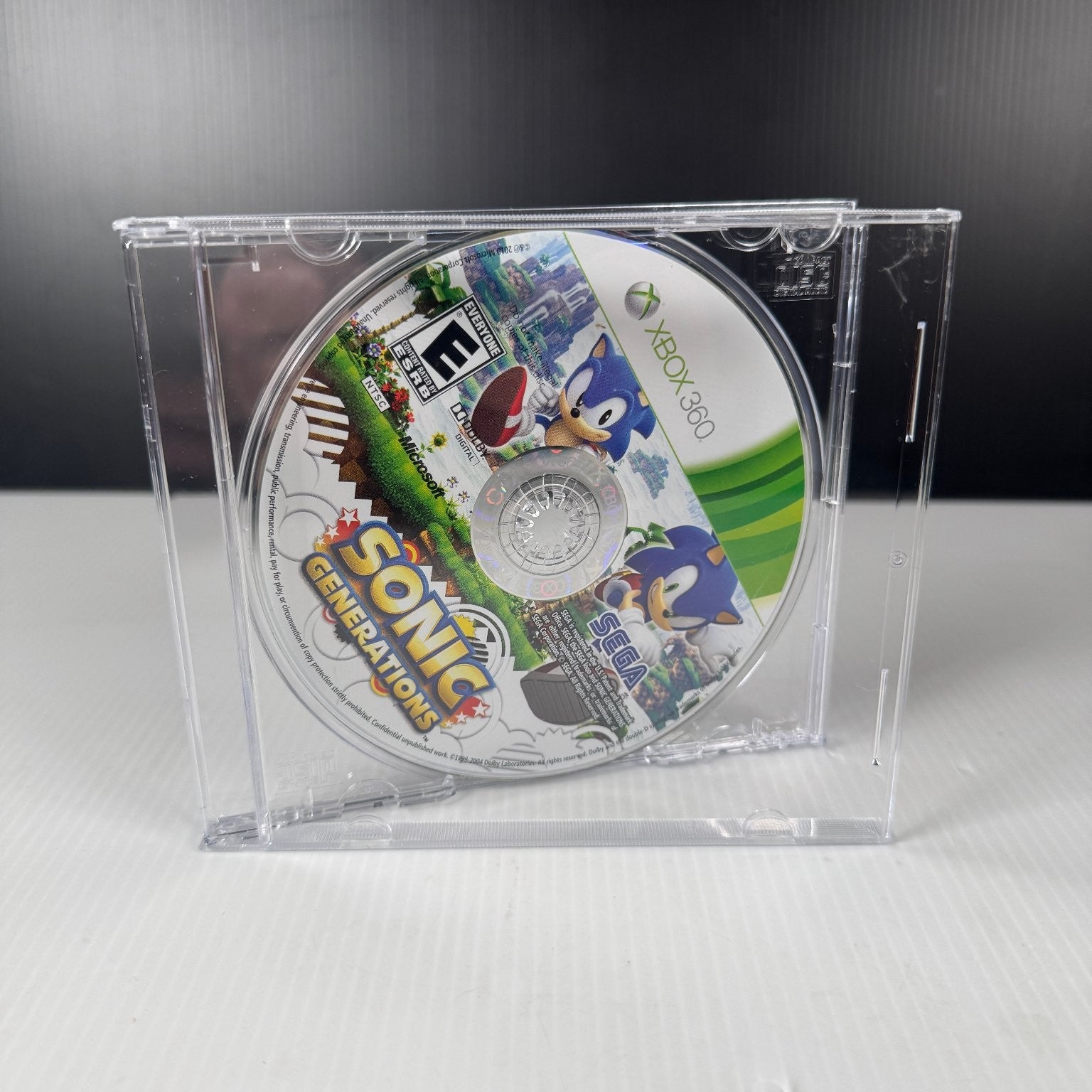 Sonic Generations Xbox 360 Video Game Sega Platformer Classic