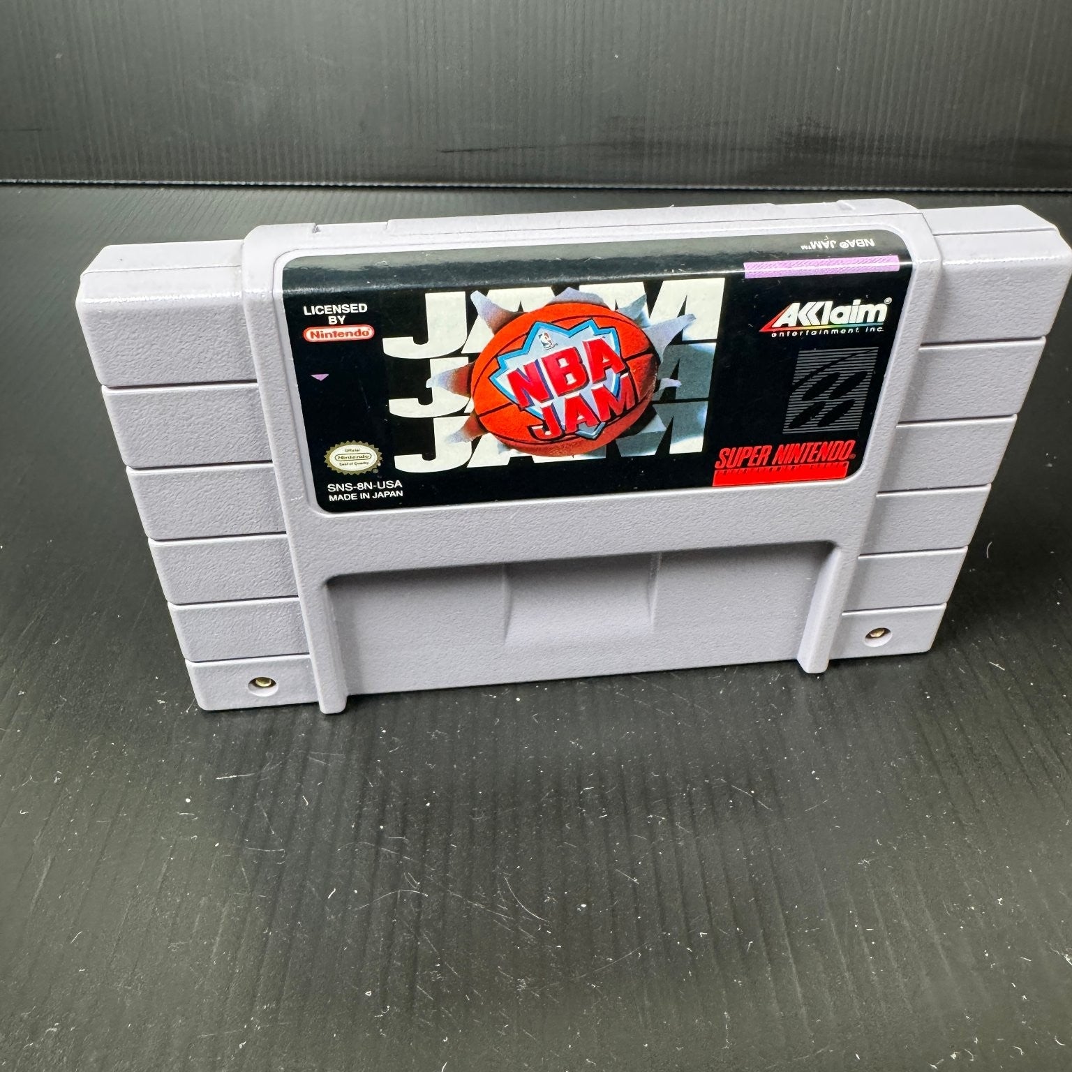NBA Jam Super Nintendo SNES Video Game Multiplayer Basketball Cartridge Only