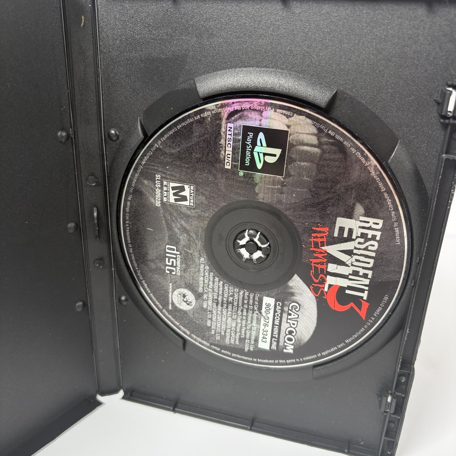 Resident Evil 3 Nemesis Sony PlayStation PS1 Survival Horror Game DISC ONLY