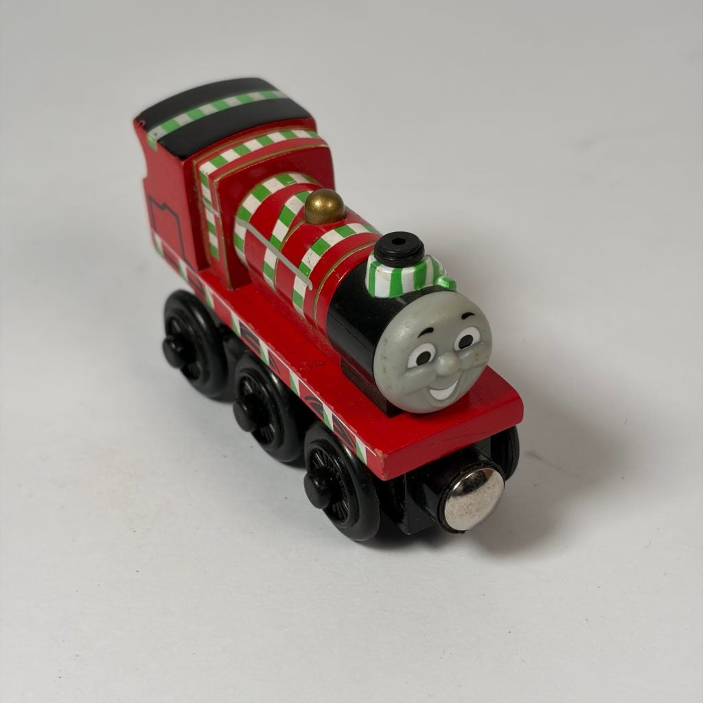 Thomas & Friends Wooden Railway James With Team Colors Train Engine Only