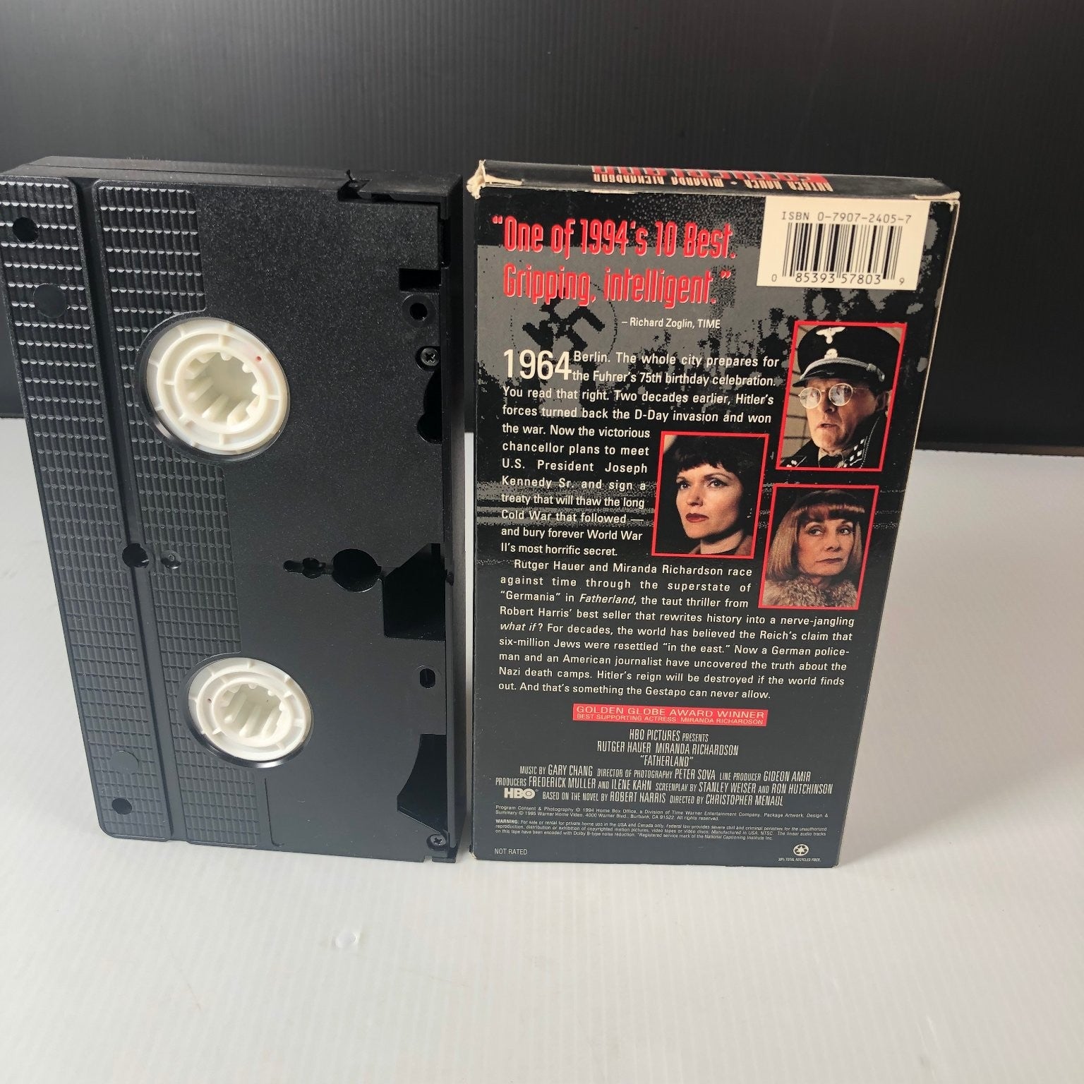 Fatherland VHS 1994 Thriller Alternative History Warner Home Video WW2 What If