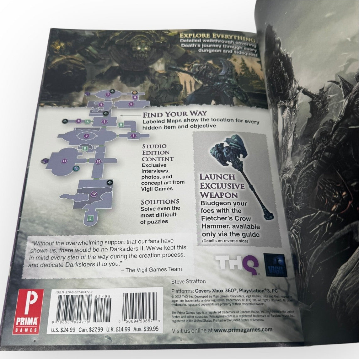 Darksiders II 2 Studio Edition Strategy Guides & Cheats GameStop Exclusive Prima
