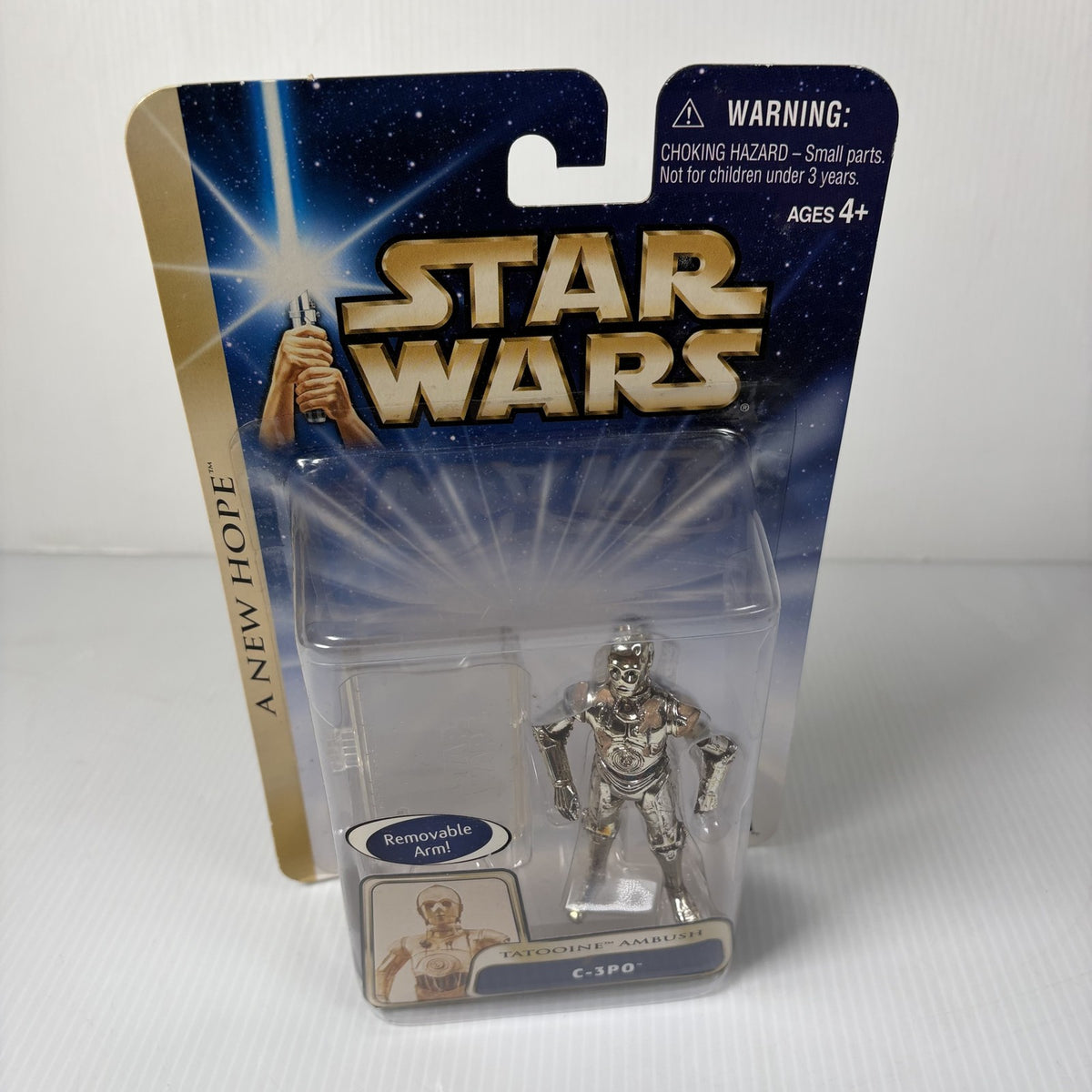 Star Wars C-3PO Tatooine Ambush Action Figure Hasbro A New Hope Removable Arm