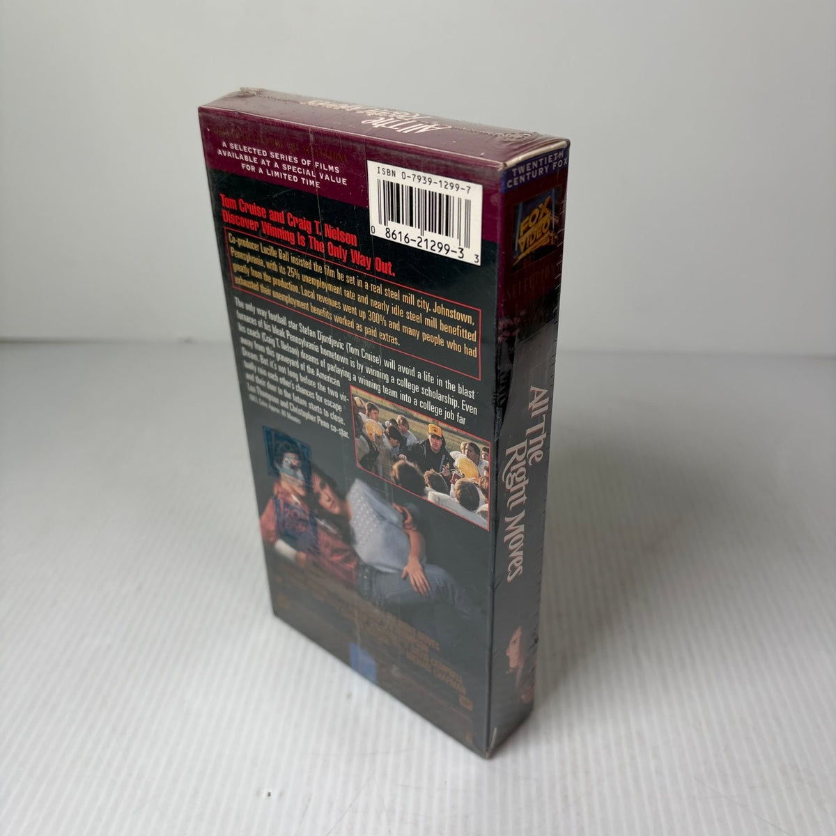 All The Right Moves VHS 1983 Drama Sports Tom Cruise FOX VIDEO SEALED