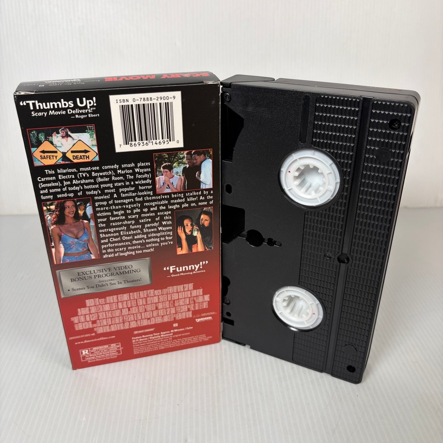Scary Movie VHS 2000 Comedy Horror Bonus Edition Dimension Home Video
