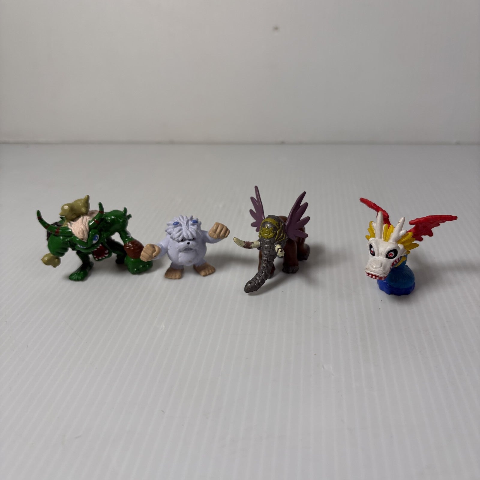 Vintage Bandai Digimon Action Figures Lot of 4 Mini Monster Creatures 1998