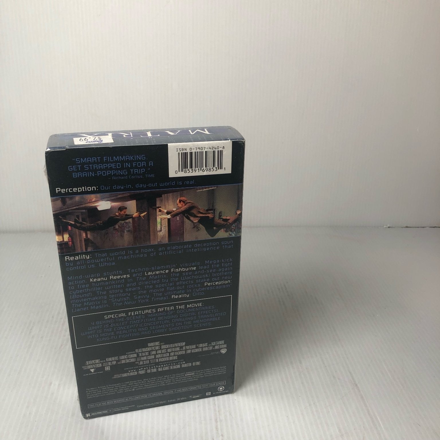 The Matrix VHS 1999 Sci-Fi Action Collectors Edition Warner Bros.