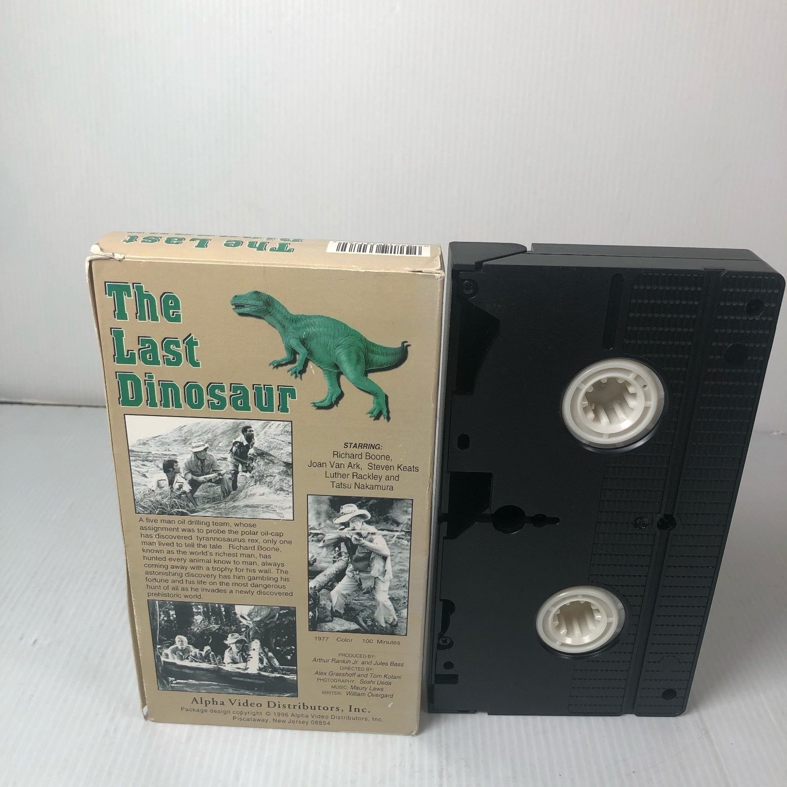 The Last Dinosaur VHS 1977 Sci-Fi Adventure Alpha Video