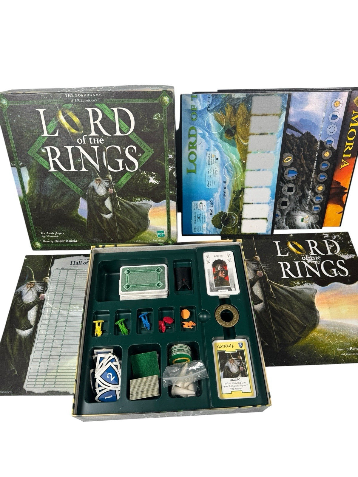Lord of The Rings Adventure Board Game Year 2000 Hasbro LOTR