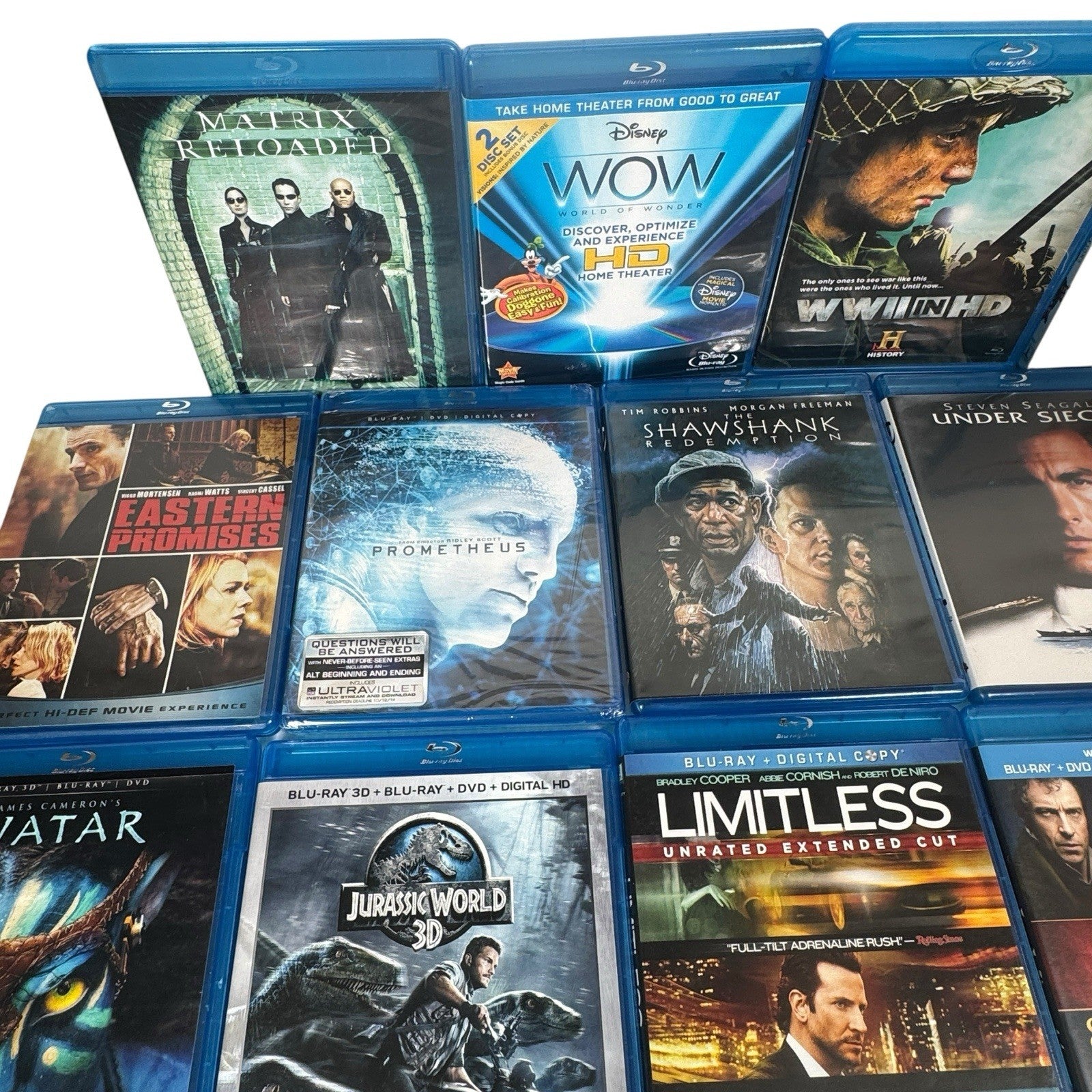 Lot of 14 Action Movie & Documentary Blu Rays Avatar, Prometheus & More