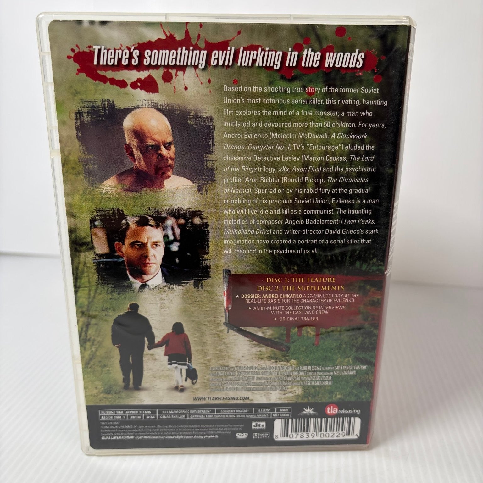 EVILENKO DVD 2004 2-Disc Deluxe Edition Malcolm McDowell Marton Csokas Thriller