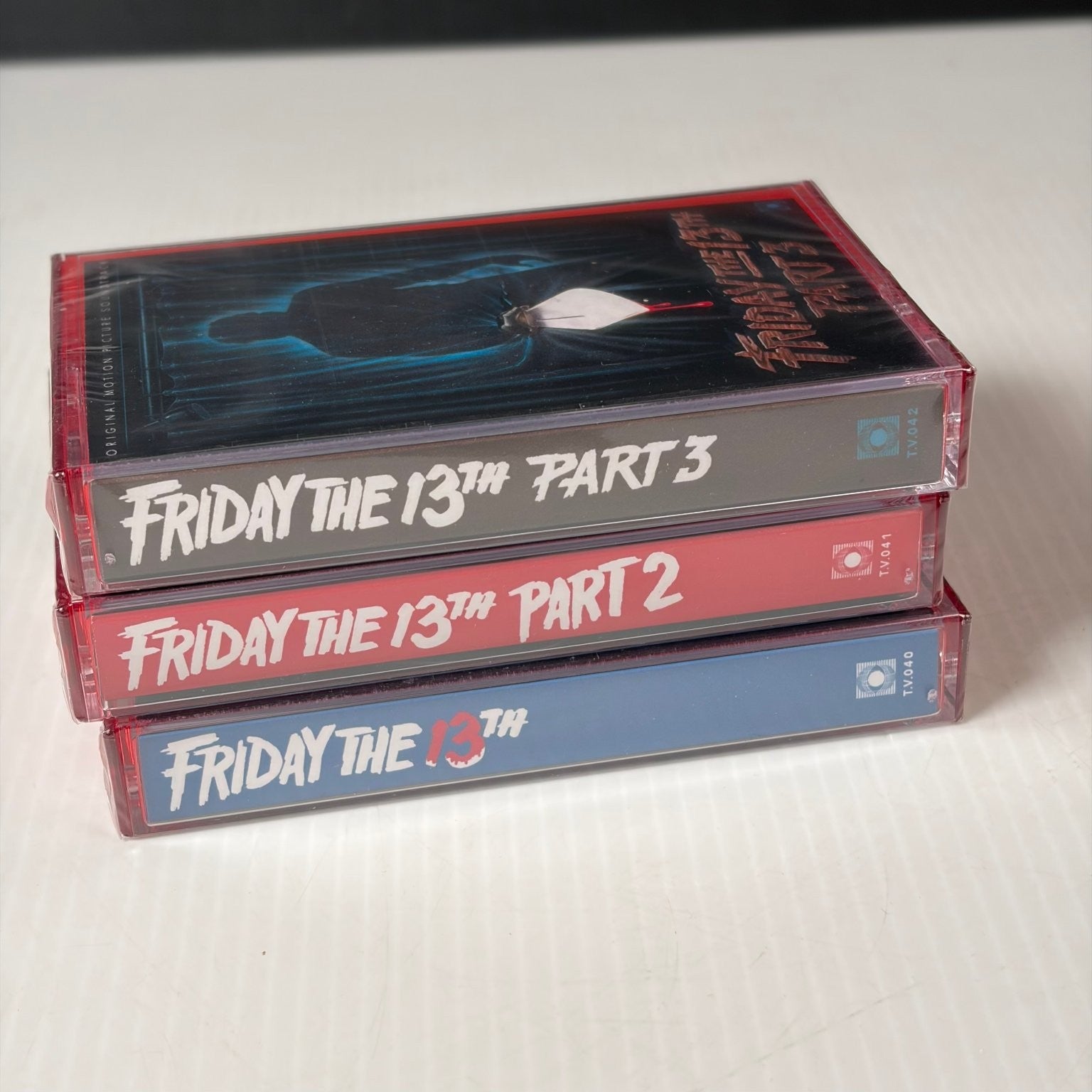 Friday the 13th Parts 1-3 Soundtrack Cassette Set Terror Vision OG Release