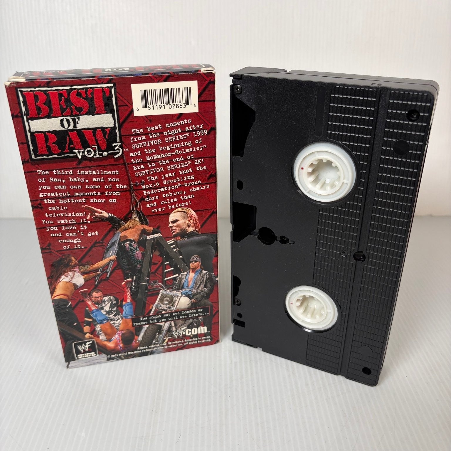 WWF BEST OF RAW Vol 3 VHS 2001 Wrestling Sports Entertainment NTSC