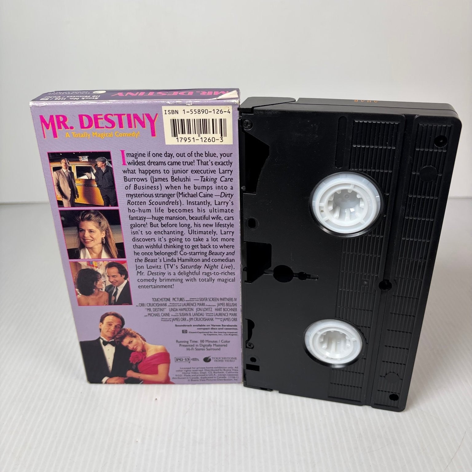 Mr. Destiny VHS 1991 Comedy Fantasy James Belushi Touchstone Home Video