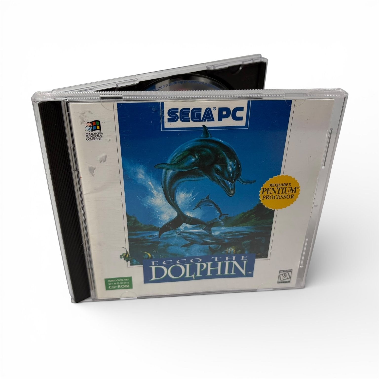 Ecco the Dolphin SEGA PC Windows CD-ROM Classic Adventure Video Game