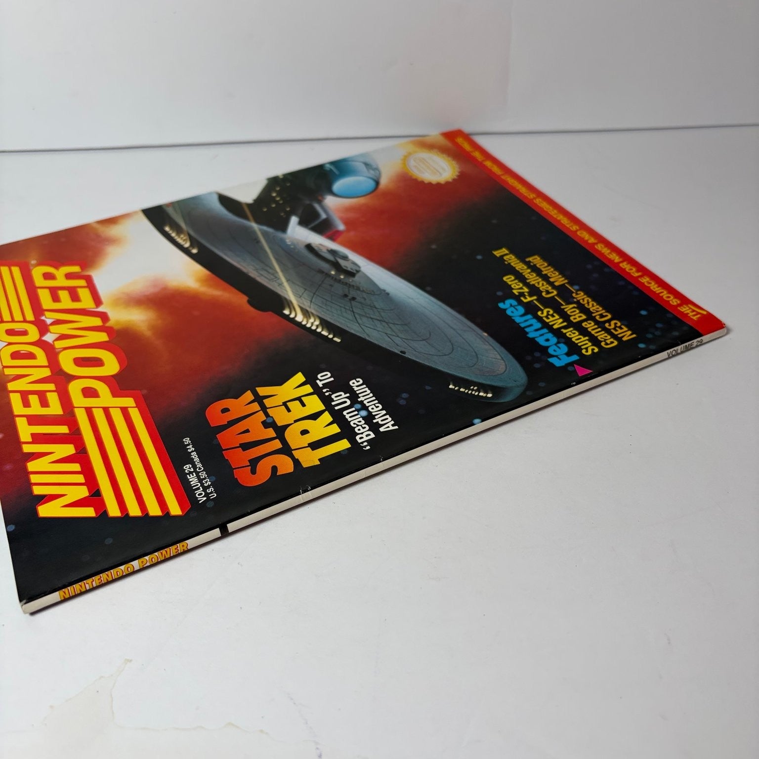 Nintendo Power Magazine Vol 29 October 1991 Star Trek Castlevania II w/ Poster