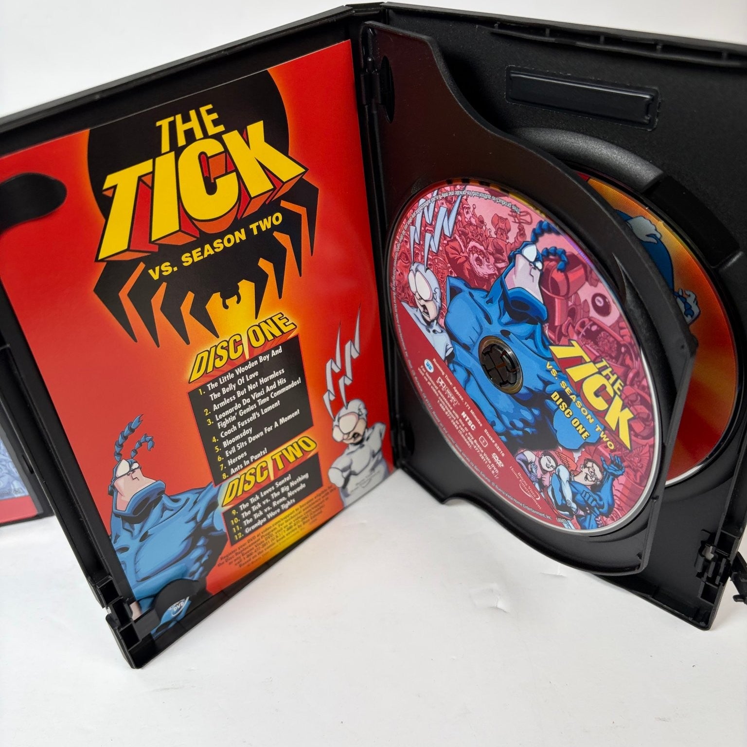 The Tick vs. Season One & Two DVD Set Animated Series Cult Classic