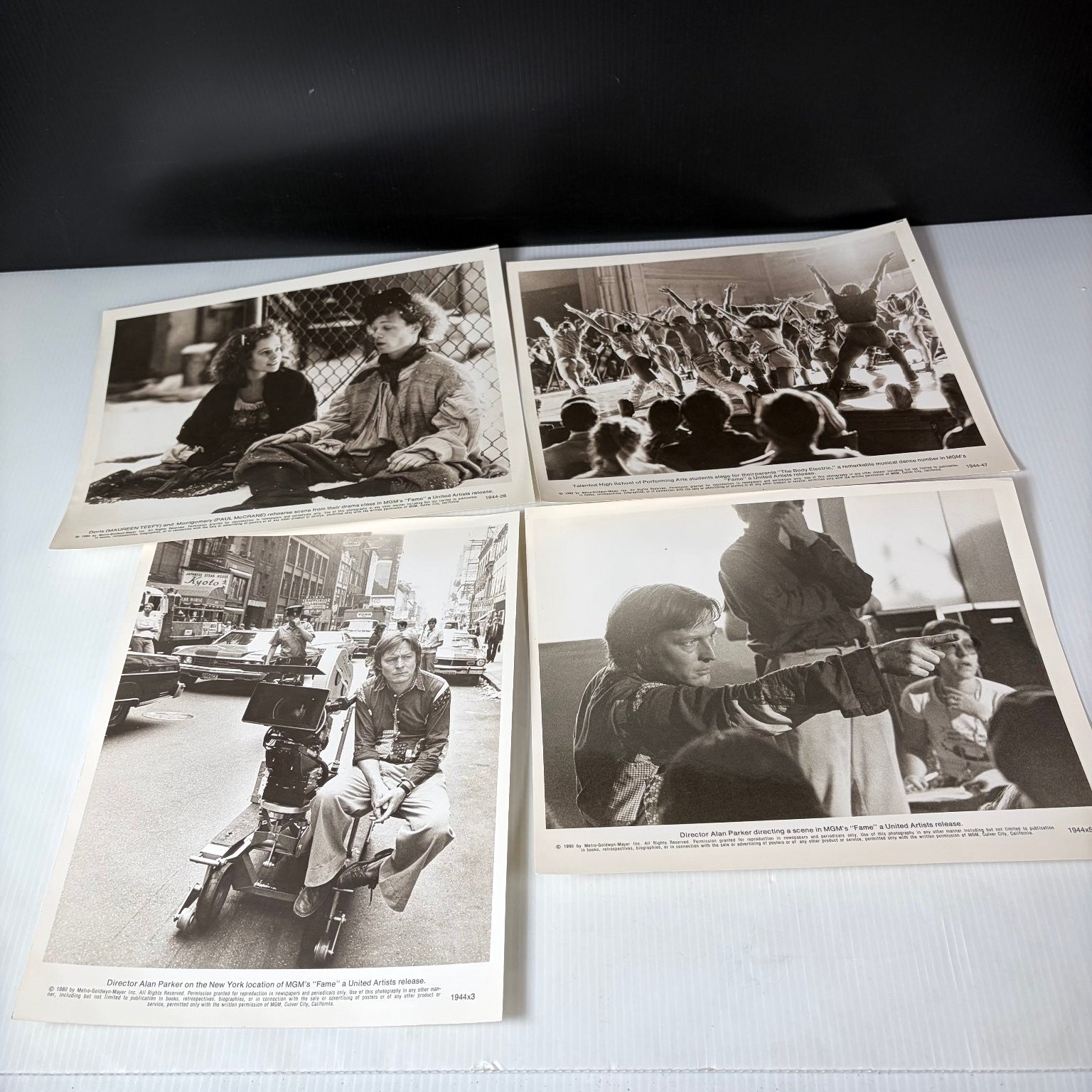 Vintage MGM Fame 1980 Movie Press Kit Photos Lot of 18 Black White Scenes