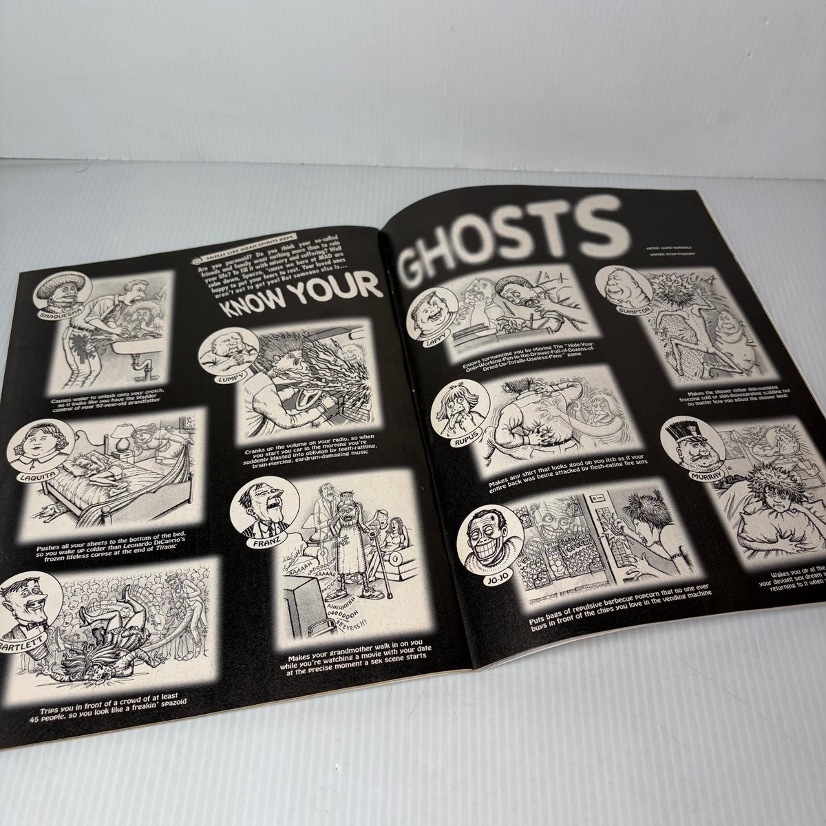 MAD Magazine April 2001 Cast Away Parody Joe Drucker Humor Satire