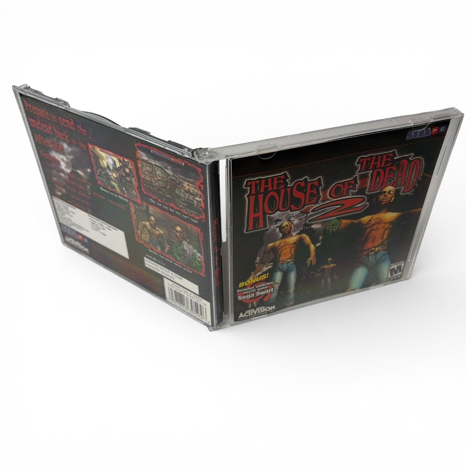 House of the Dead 2 Sega PC Video Game Light Gun Shooter Horror