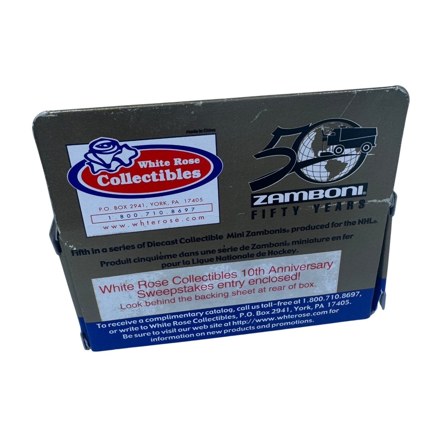 Zamboni Nashville Predators NHL Diecast 1:50 Scale Team Collectible