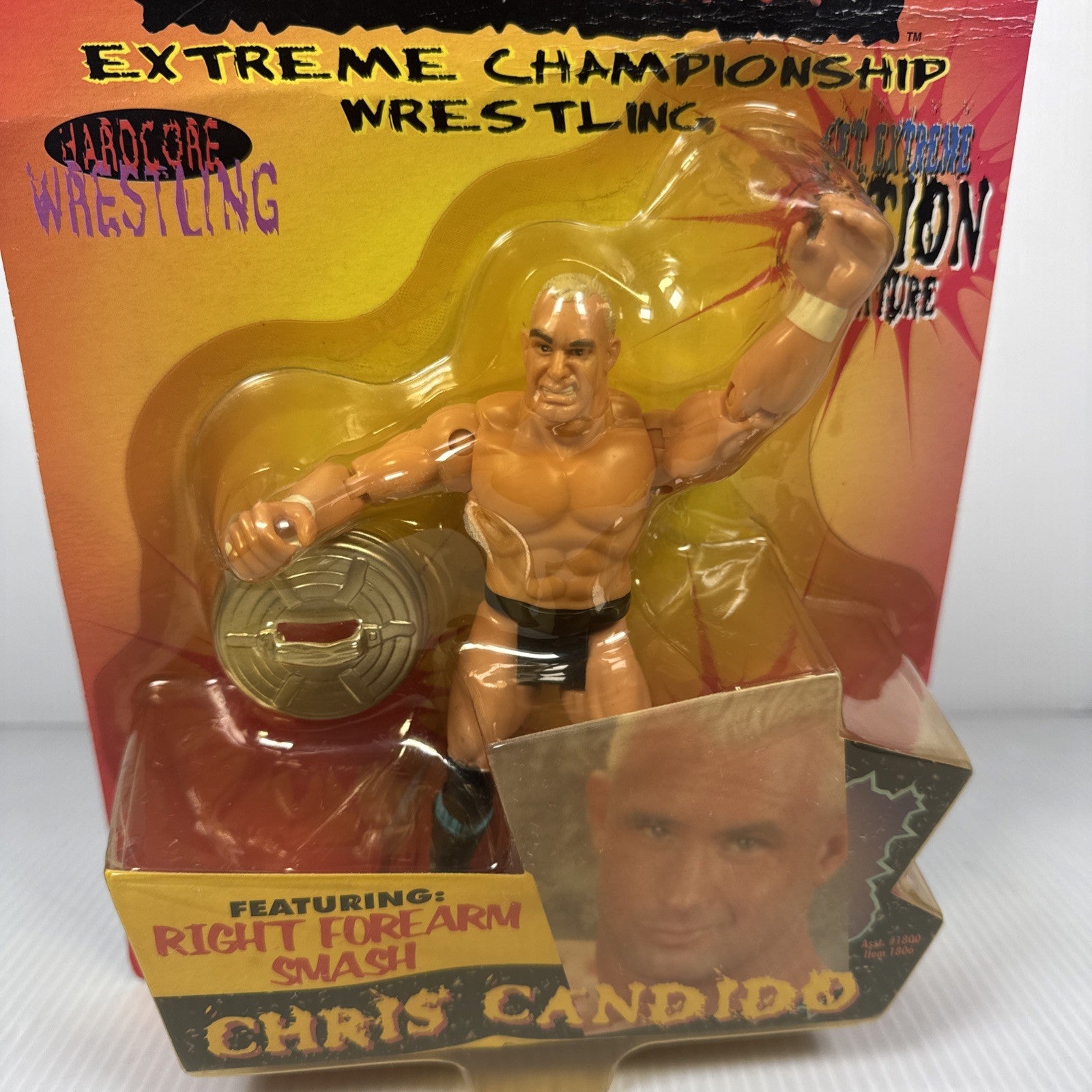 1999 Toymakers OSFTM ECW Wrestling Chris Candido Action Figure