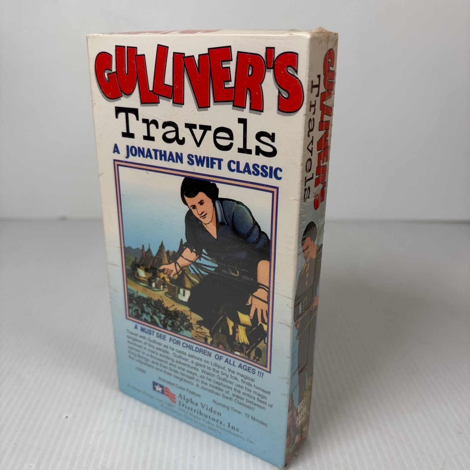 Gulliver's Travels VHS Animated Classic Alpha Video Jonathan Swift