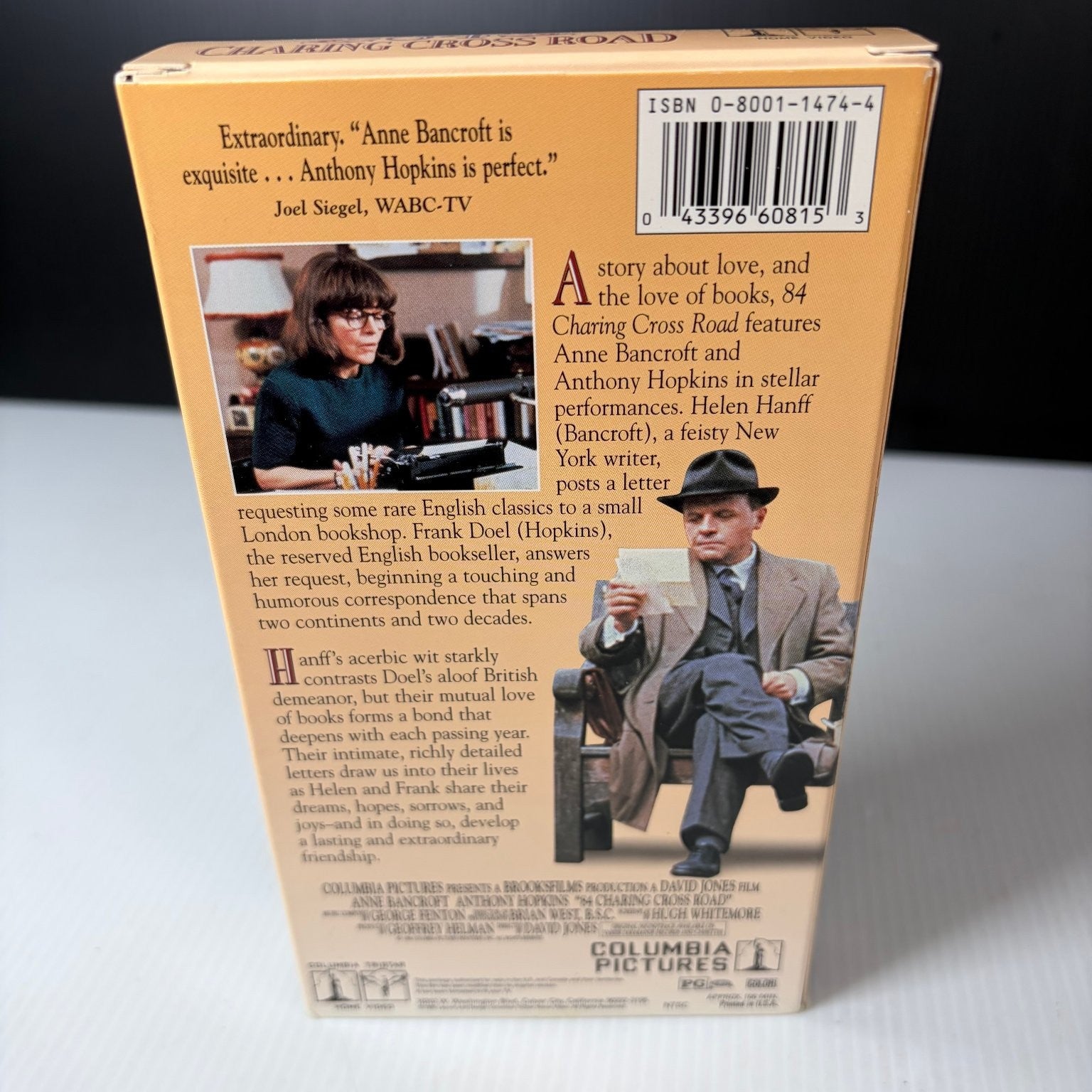 84 Charing Cross Road VHS 1987 Drama Collector's Edition Columbia Pictures