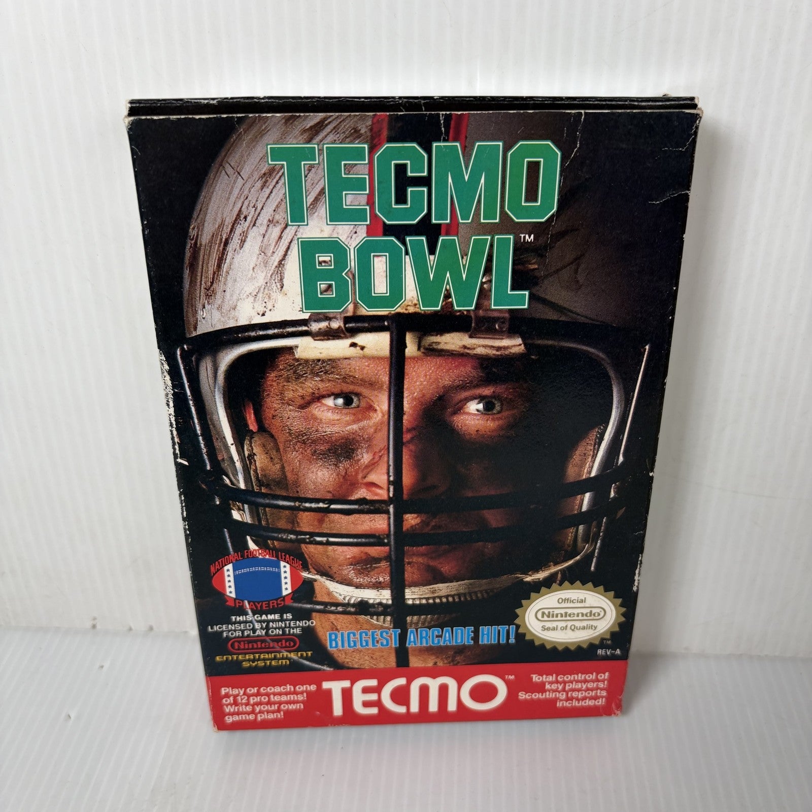 Tecmo Bowl Nintendo NES (1989) Complete CIB Authentic Tested & Working