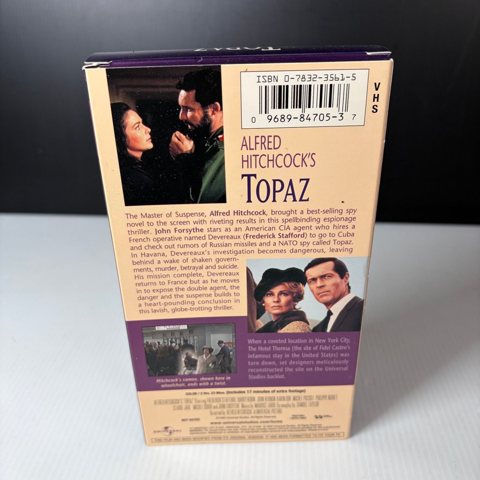 Topaz VHS 1969 Spy Thriller Alfred Hitchcock Collection Universal